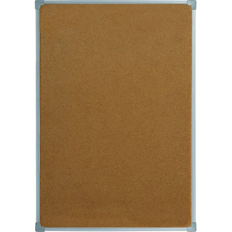 Доска пробковая для объявлений 100х60 металл. рама
