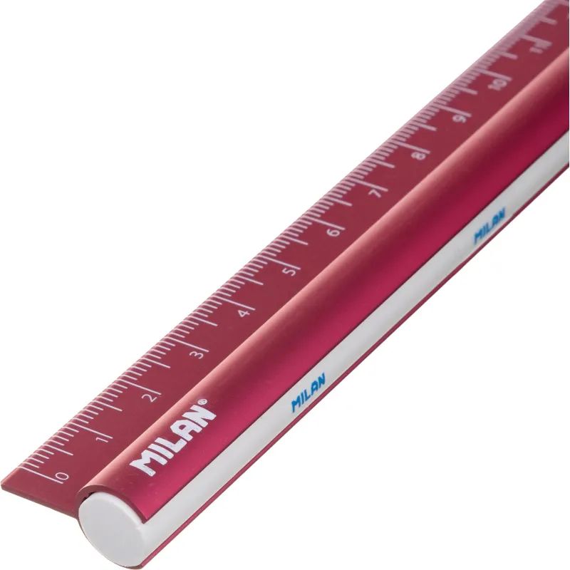 Линейка Milan, с ластиком, цвет в ассортименте, 15 см