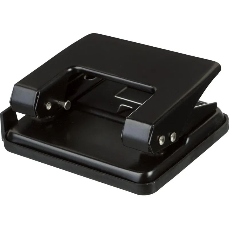 Дырокол Attache Economy до 20 листов, с линейкой, цвет черный