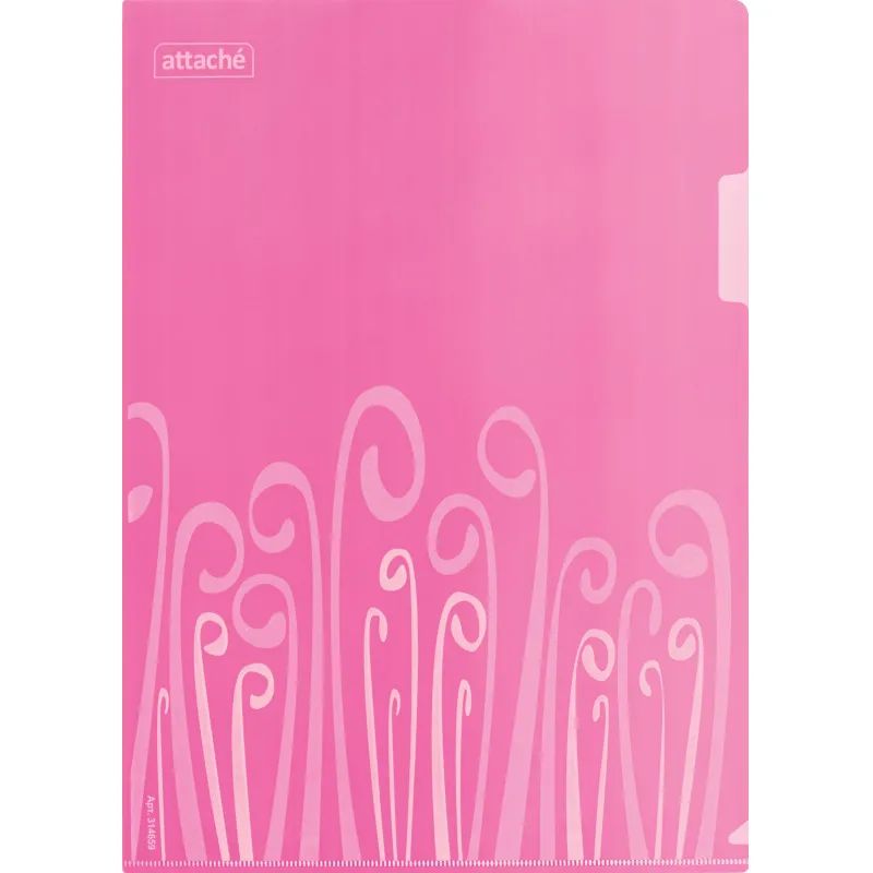 Папка уголок Attache Fantasy А4 в уп. 8шт/уп в асс.