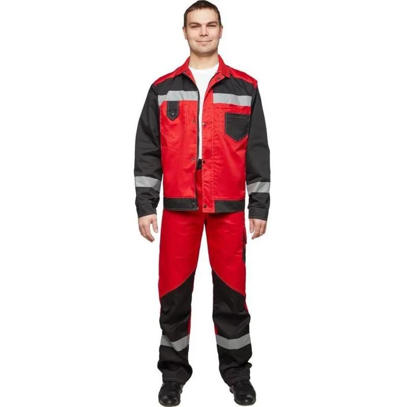 Костюм летний муж л21-КБР крас/чер (р.48-50) 182-188 (серия Л)