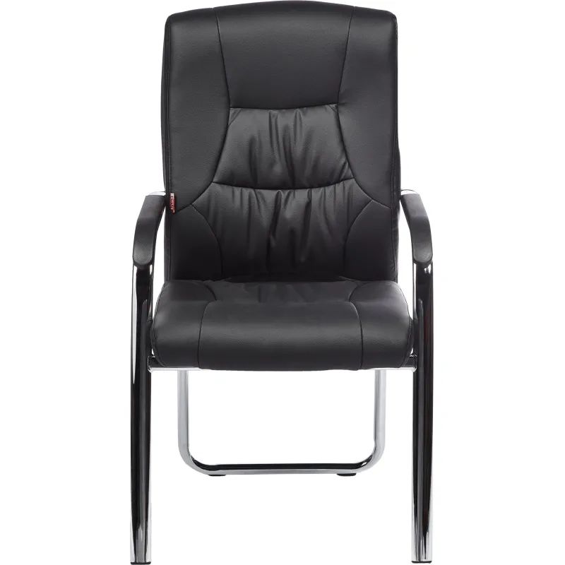 Конференц-кресло BN_TQ_Echair-807 VPU кожзам черный, хром