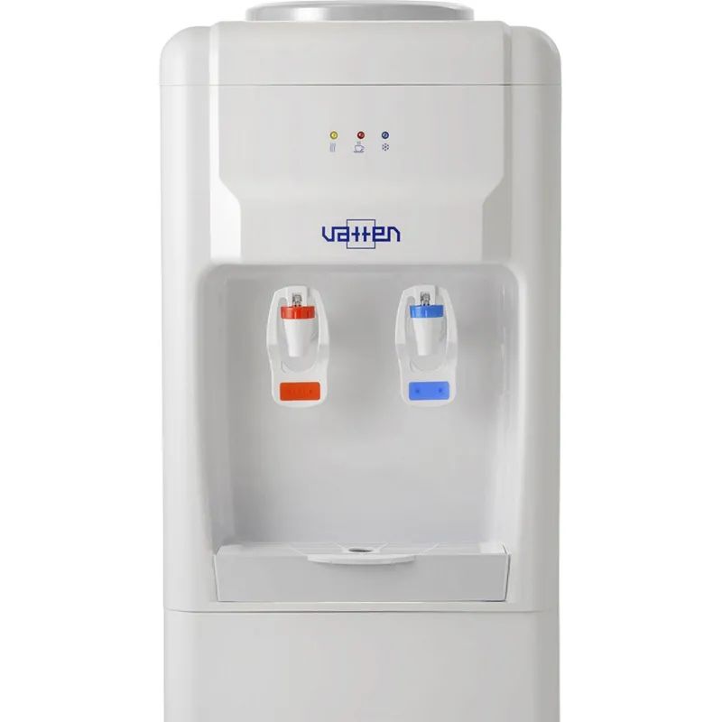 Кулер для воды VATTEN V24WKB напольный, компрессорный, белый, холодильник