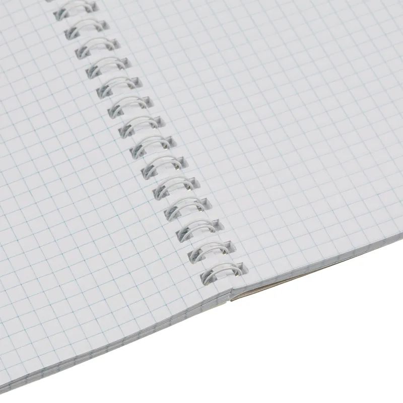 Тетрадь общая Attache,80л,клет,А4,спир,обл.мел.карт