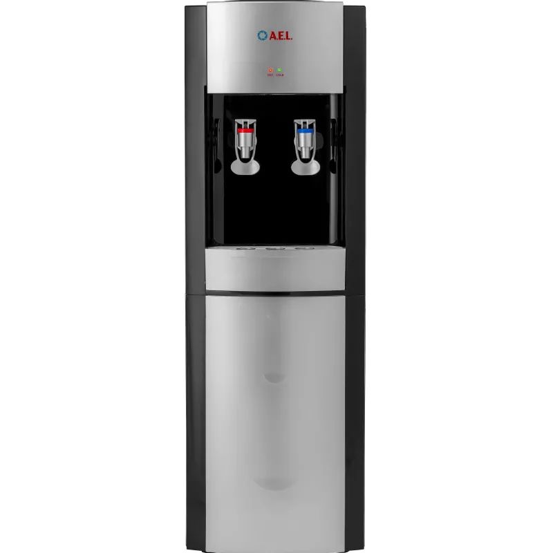 Кулер для воды AEL LD-AEL-28 black/silver напольный электронное охлажд