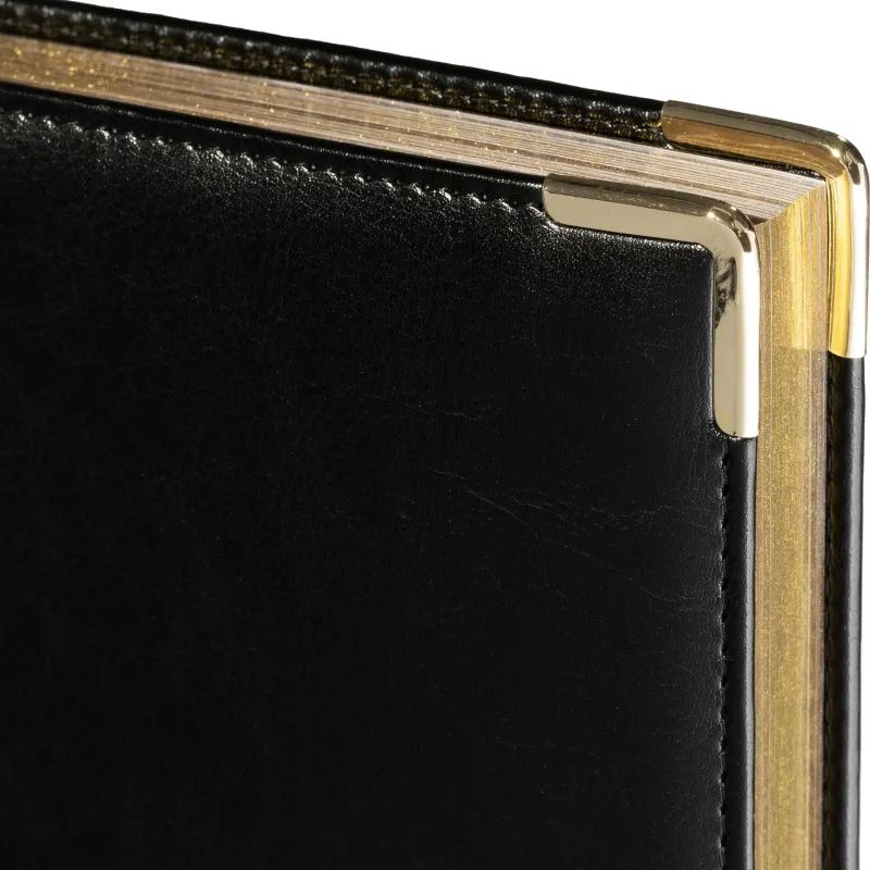 Ежедневник полудатированный А5+, 208л, BOSS черный 3-404/267