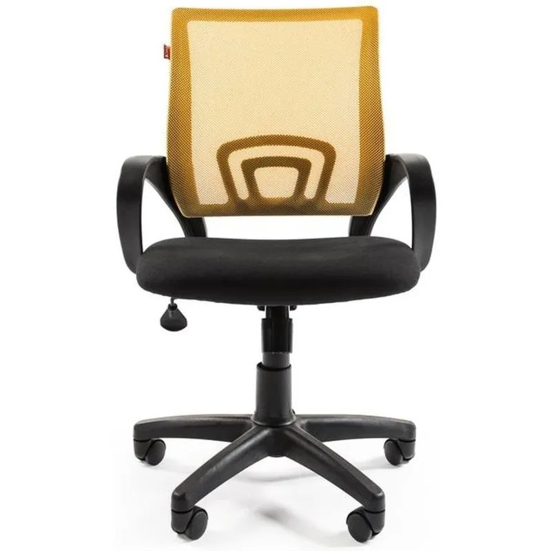 Кресло VT_EChair-304 TC Net ткань черн/сетка желтая, пластик