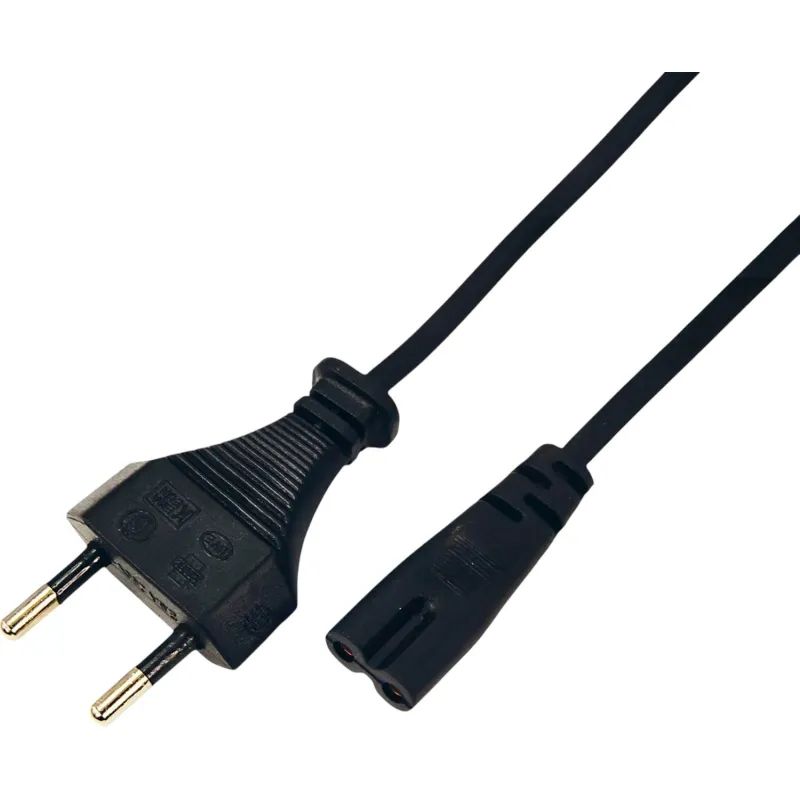 Кабель питания Евро - C7 2х0,5, 1.8 м, Rexant, чер, 11-1101