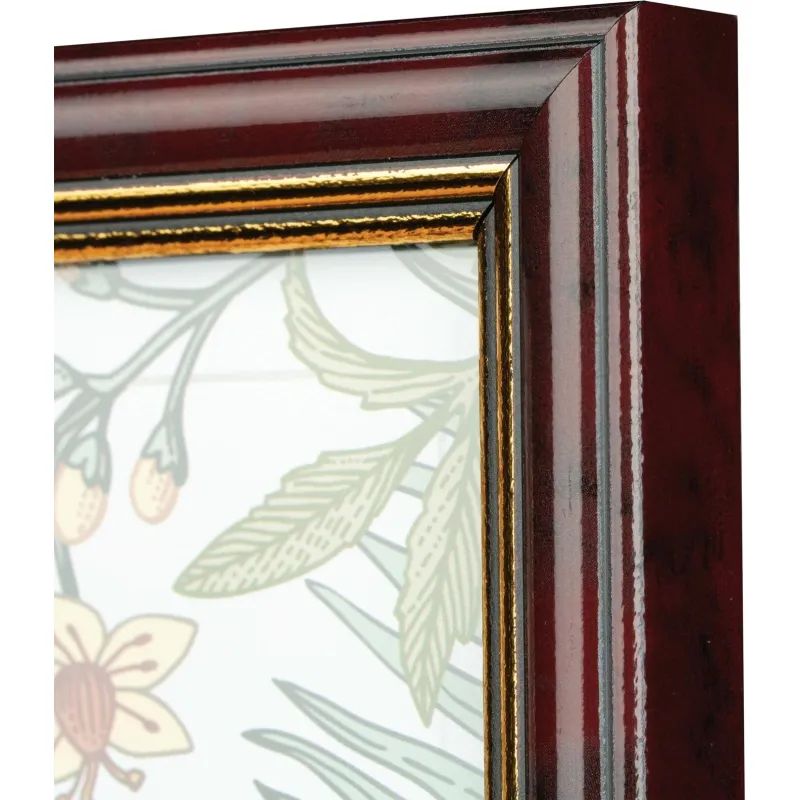 Рамка А4 21x30 см пластиковый багет 15мм красное дерево