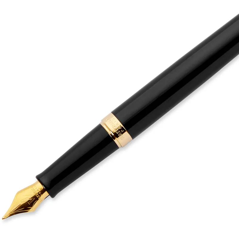 Ручка перьевая WATERMAN HEMISPHERE  S0920610 черн лак с позол,чернила син