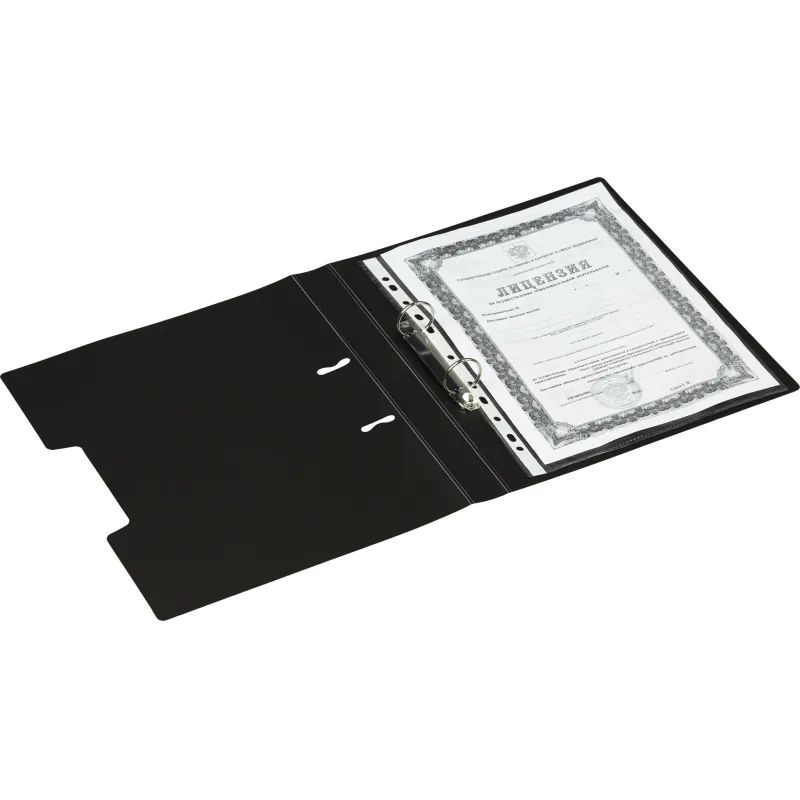 Папка на 2-х кольцах Attache Digital, черный