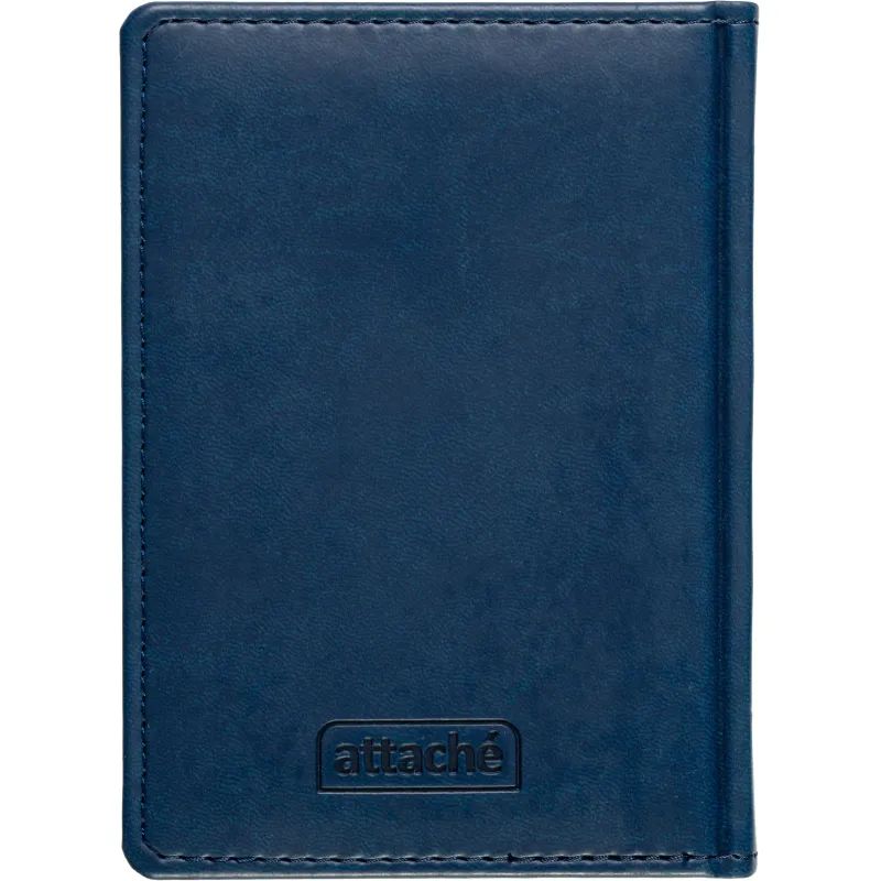 Ежедневник недатированный синий,А6,110х155мм,176л,ATTACHE Сиам