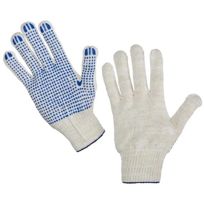 Перчатки защитные трикотажные с ПВХ Точка 5 нитей 52г 10 класс 300 пар/уп