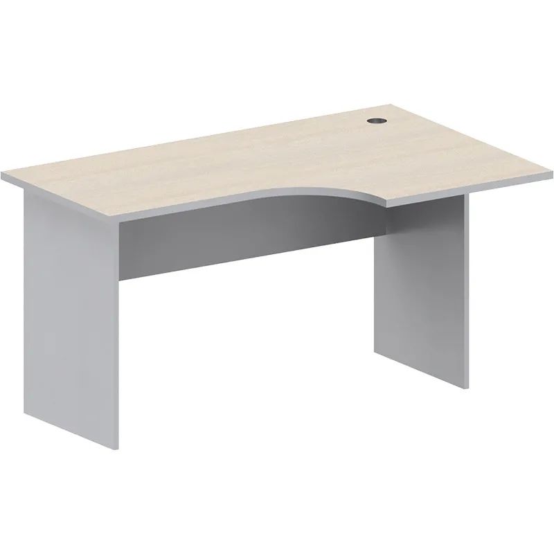 Стол Easy St правый (008,235) светлый дуб/серый (430/030) Ш1400