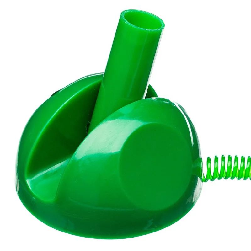 Ручка шариковая на подставке на липучке 8863 зеленая