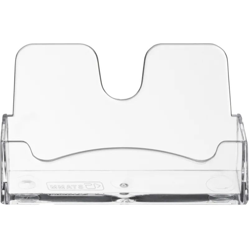 Подставка настольная 100х55х40мм для визиток акрил ВТ01