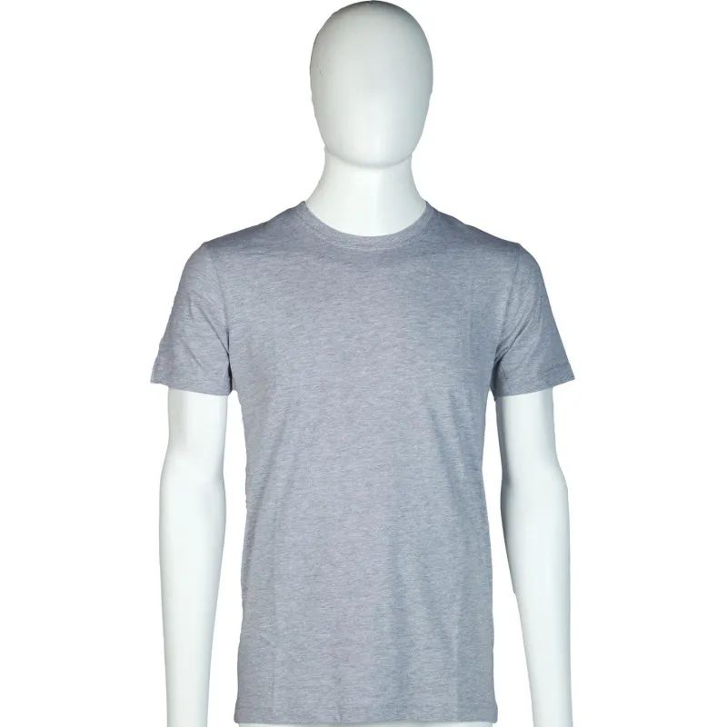 Футболка (160 г.) с кор.рукавом серый меланж (XL)