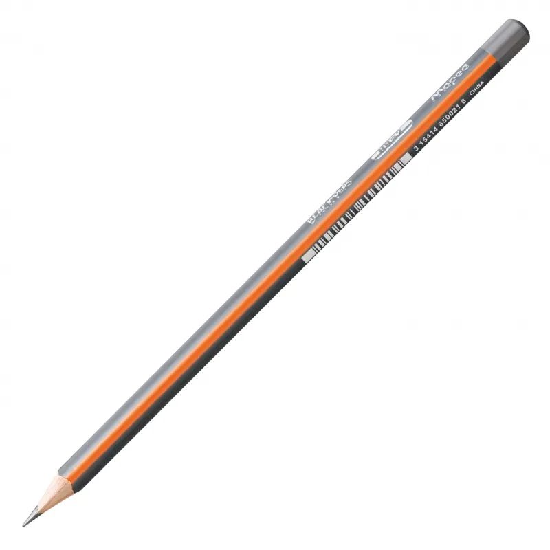 Карандаш чернографитный Maped BLACK PEP&#039;S,HB,дерево,трехгран.,б/ласт,850021