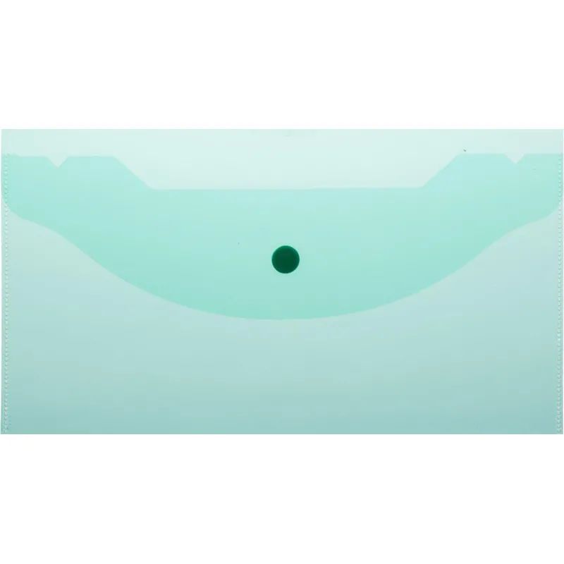 Папка-конверт на кнопке А6 135x250мм,Attache 180мкм, ассорти, 10шт.уп