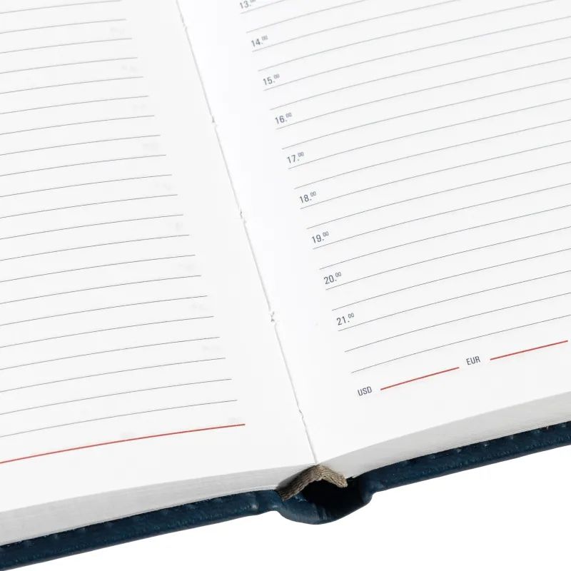 Ежедневник недатированный синий,А6,110х155мм,176л,ATTACHE Сиам