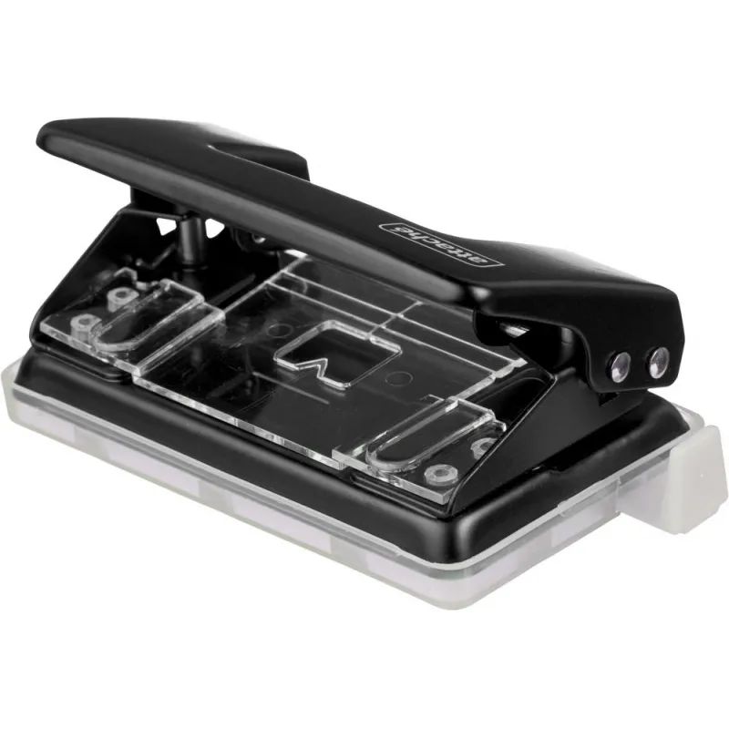 Дырокол ATTACHE 6304 до 12л. с лин, металл., черный