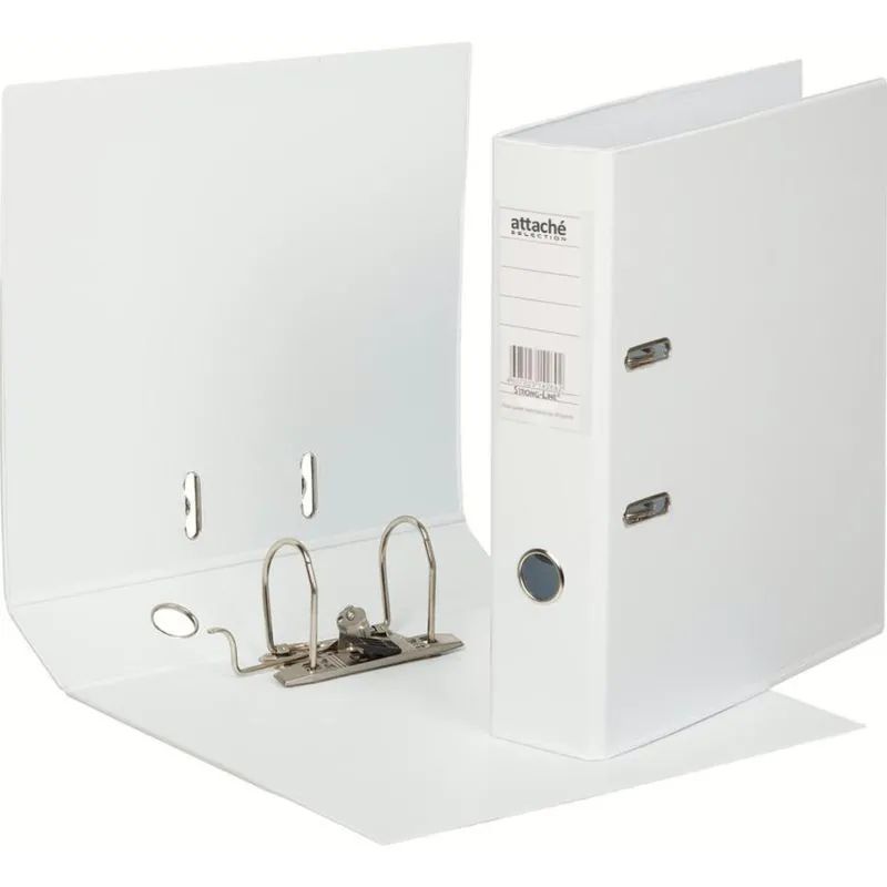 Папка-регистратор Strong Line  70мм, белый, ПБП2, карм.кор