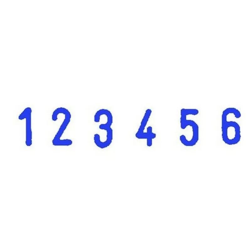 Нумератор мини 6-и раз.высота шрифта 3,8мм S126 (аналог 4836)Colop
