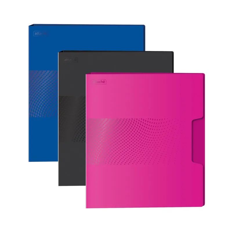 Скоросшиватель пластиковый с пруж.мех. Attache  Digital, синий