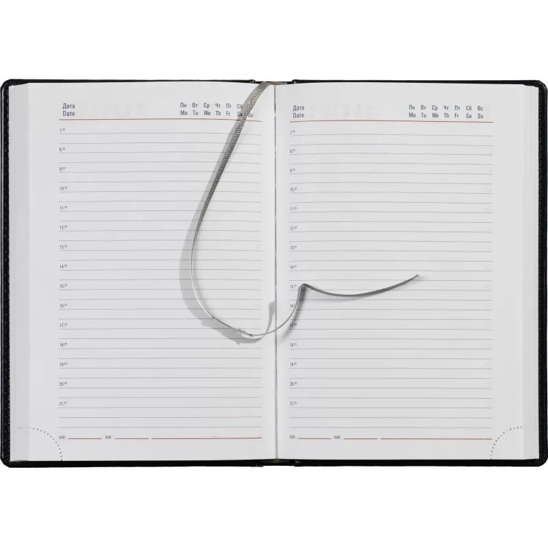 Ежедневник недатированный синий,А5,142х210мм,176л,АTTACHE Каньон