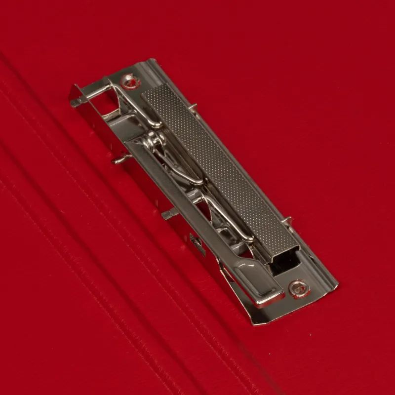 Папка с зажимом красная Дания-Россия