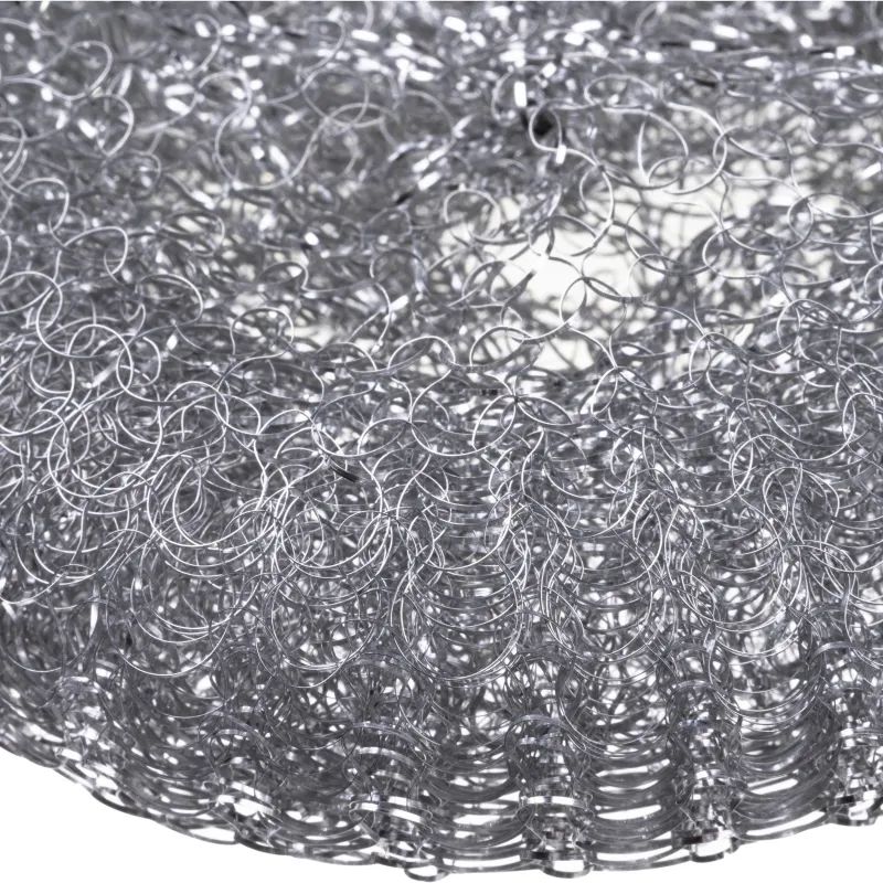Губка-мочалка спираль металлическая Luscan 110х110х40мм 40г