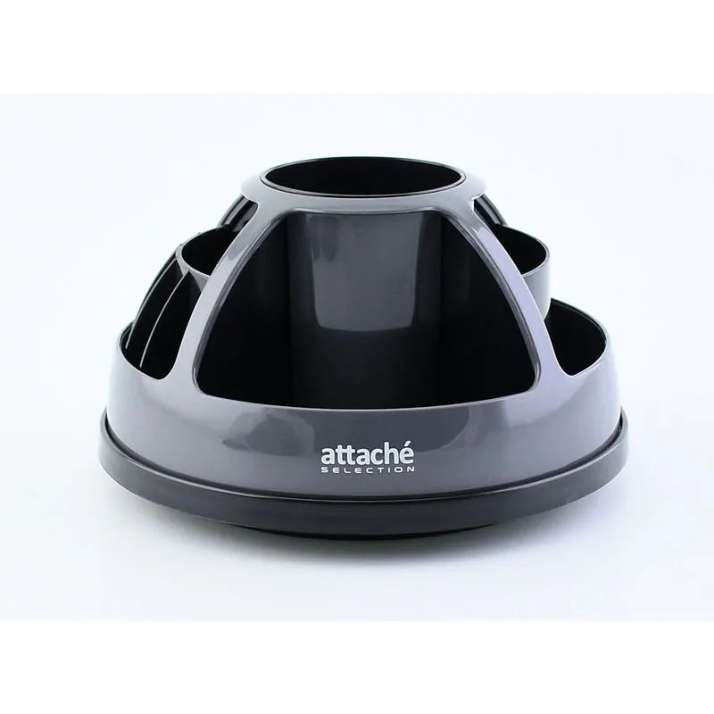 Набор настольный Attache Selection для канц мелочей черный/серый 360