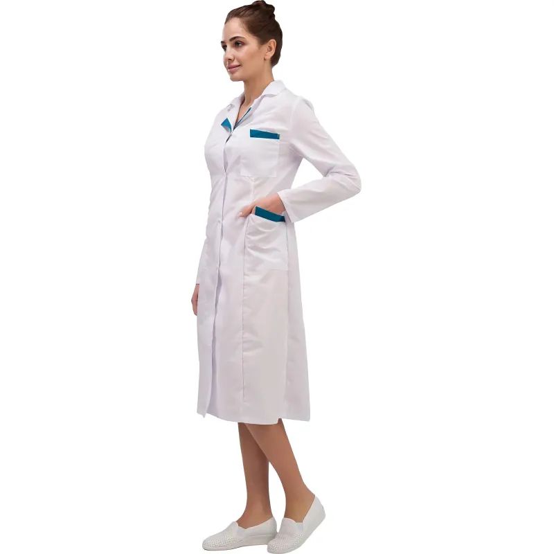 Халат для медицинского персонала м01-ХЛ женский (р.44-46) 158-164