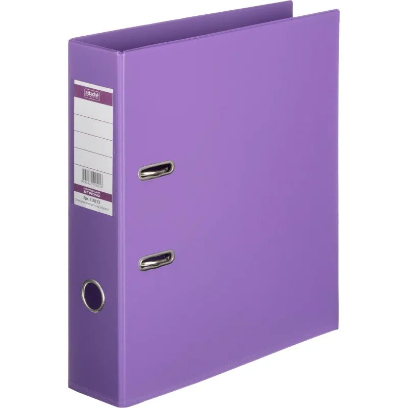 Папка-регистратор Strong Line 70мм, сиреневый,ПБП2,карм.кор