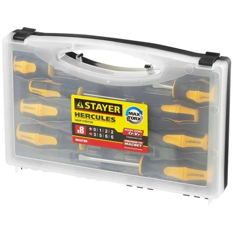 Набор отверток HERCULES, 8 шт STAYER 25055-H8_z02