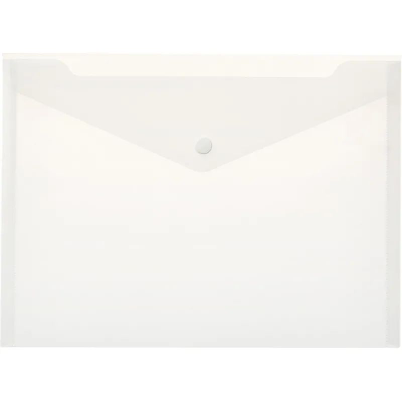 Папка-конверт на кнопке В5, 282x209мм, 180 мкм, Attache  ассорти, 10шт.уп