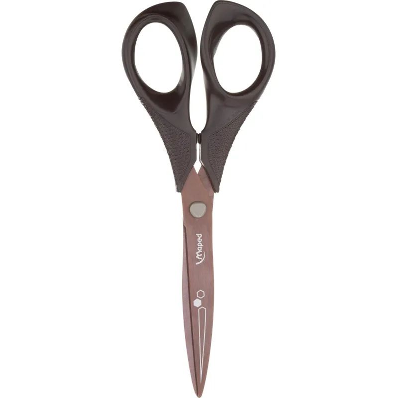 Ножницы Maped TITANIUM 170мм,титан.покр.,эргономич.пласт.ручки,черн,684110