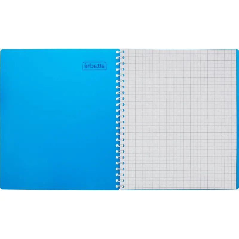 Тетрадь общая Attache 48л клетка А5, спираль, обложка Plastic