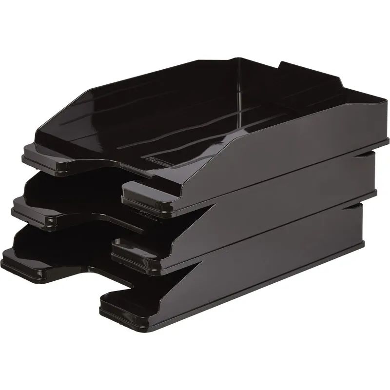 Лоток горизонтальный Attache Economy черный, ОФ 444