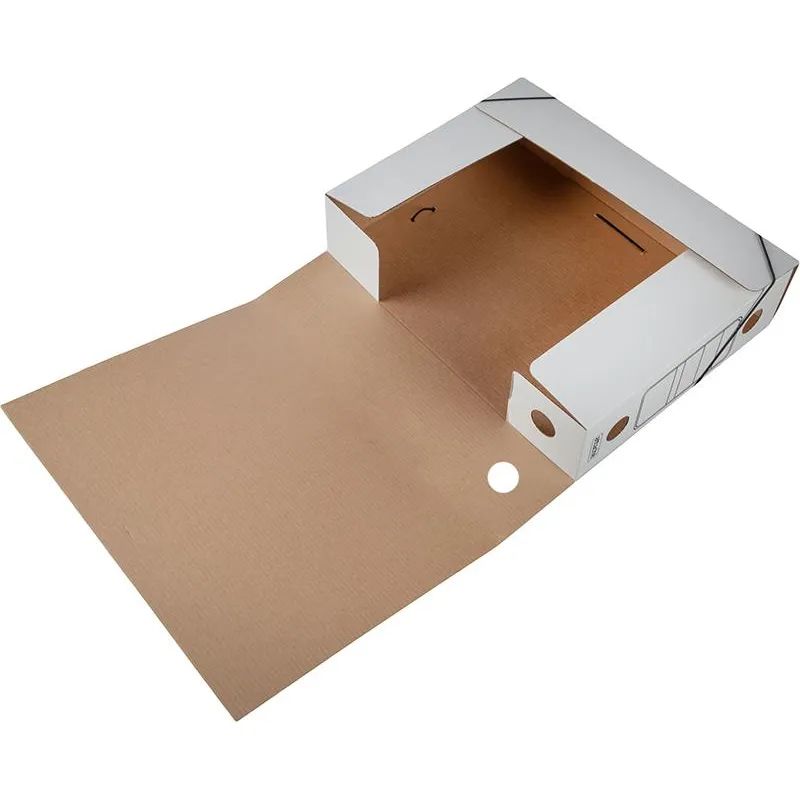 Короб архивный ATTACHE,на резинке 75 мм,белый