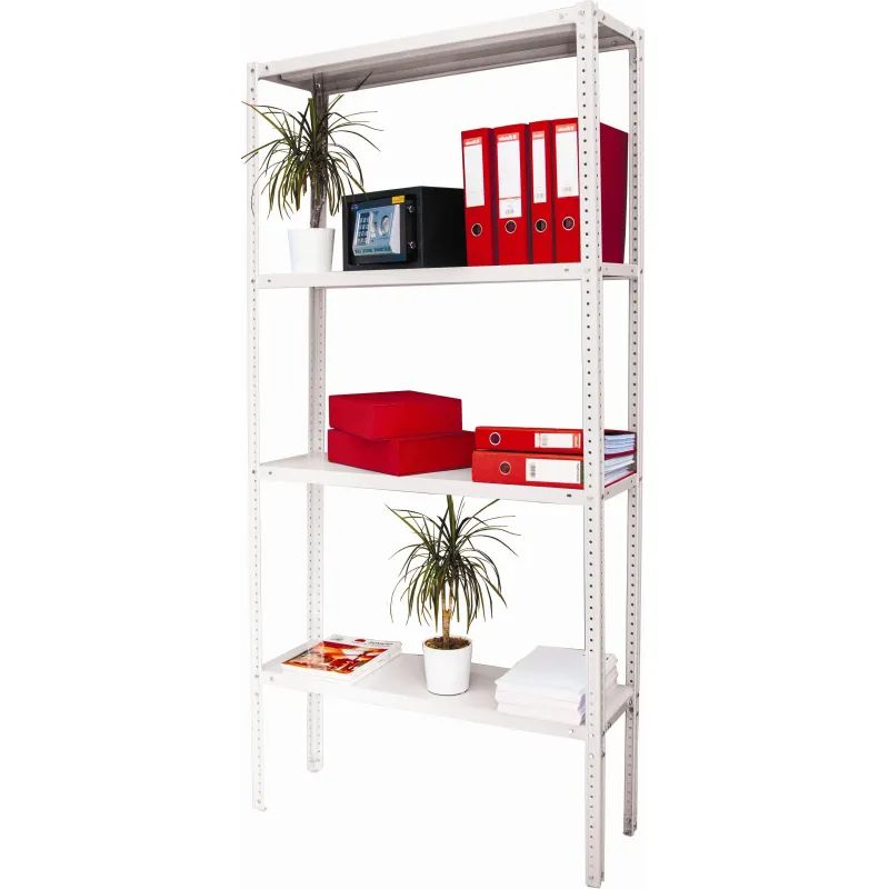 Стеллаж металлический P_МС-15/37 с 4-мя полками 700х300х1500