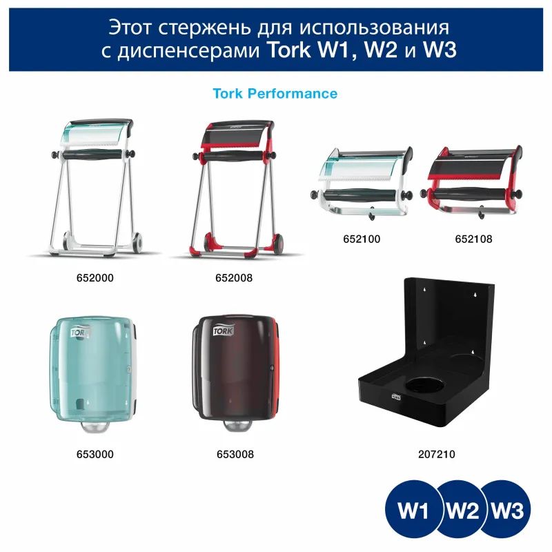 Материал протирочный нетканый Tork W1/W2/W3 400лx1рул/кор, белый 510137