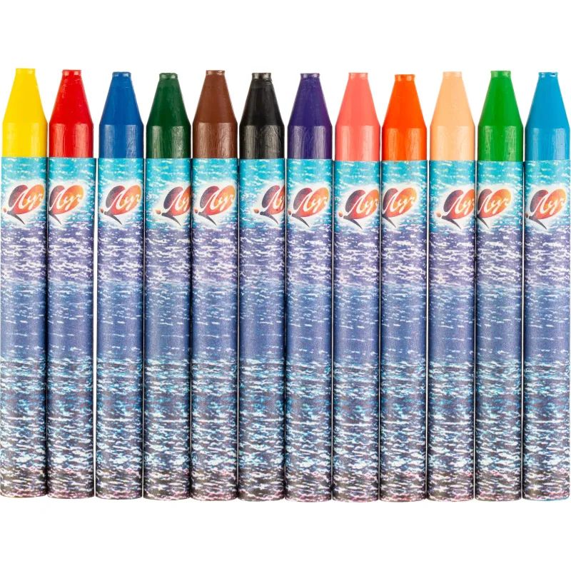 Мелки восковые Луч Фантазия 12 цв. на масляной основе 25С 1520-08