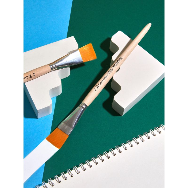 Кисть №1School синтетика плоская №20