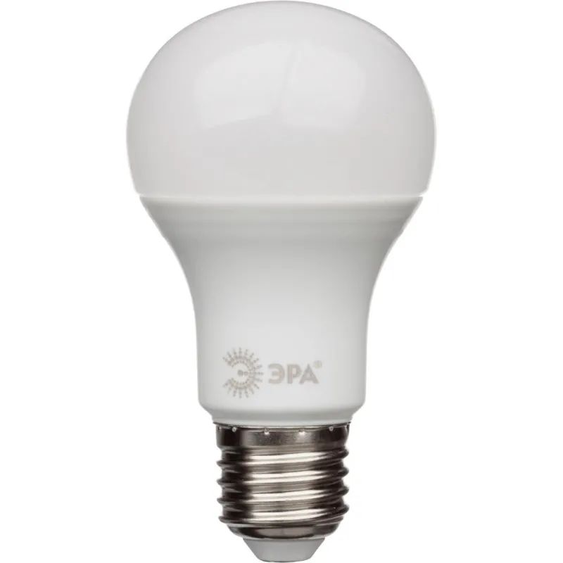 Лампа светодиодная Эра 13W E27 4000k нейт.бел. ст.колба LED A60-13W-840-E27