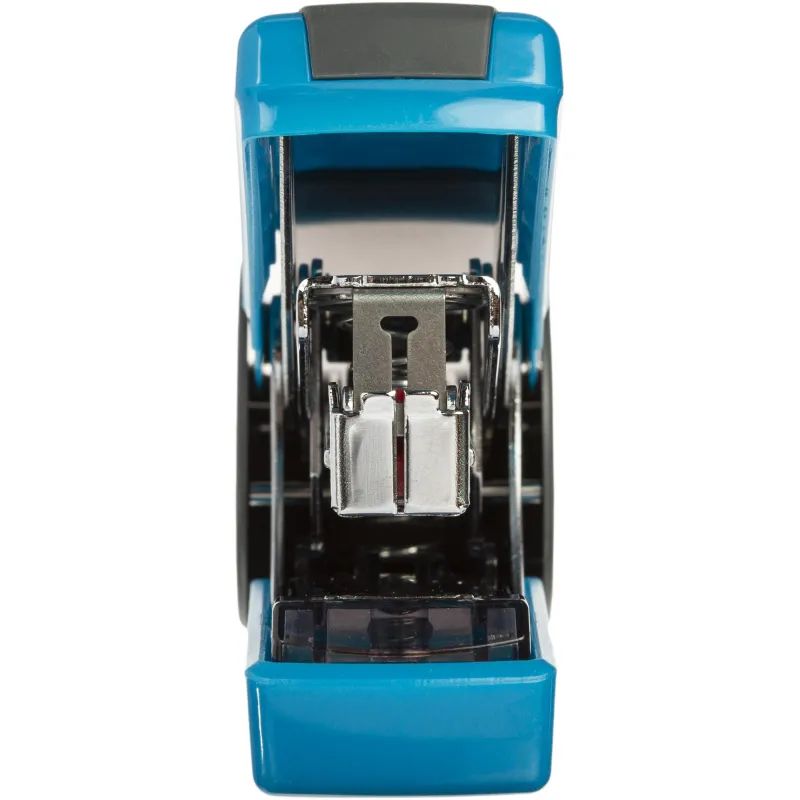 Степлер Комус Light-Force(№10) до 17листов,энергосберегающий,антистеп,син