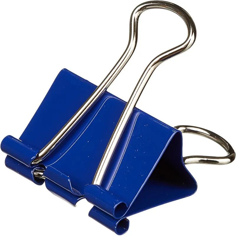 Зажимы для бумаг Attache, 32 мм, 12 шт., цветные, в карт.коробке