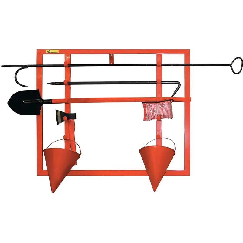 Щит пожарный ЩПО-К открытый укомплектов (багор,лом,топор,ведро,ПП)(613-04)