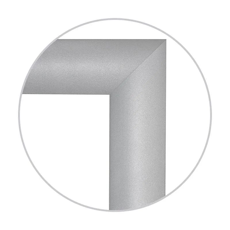 Зеркало KD_настенное Комус Мебель1801 СЕ-1, 600х1000 серебро