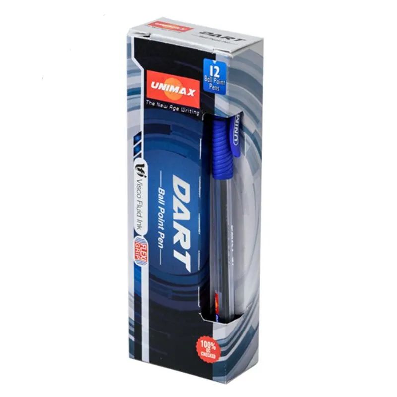 Ручка шариковая неавтомат. Unomax/Unimax Dart GP 0,7мм,син,масл,манж